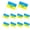 10Pcs, variant on Walbest 10-pack 5.51" x 8.27" Ukraine Banners Ukraine Flags