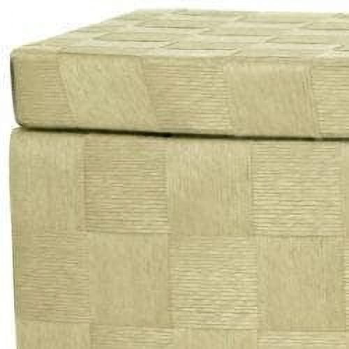 Red Lantern Handmade 27-inch Natural Fiber Laundry Hamper in Mahogany Finish