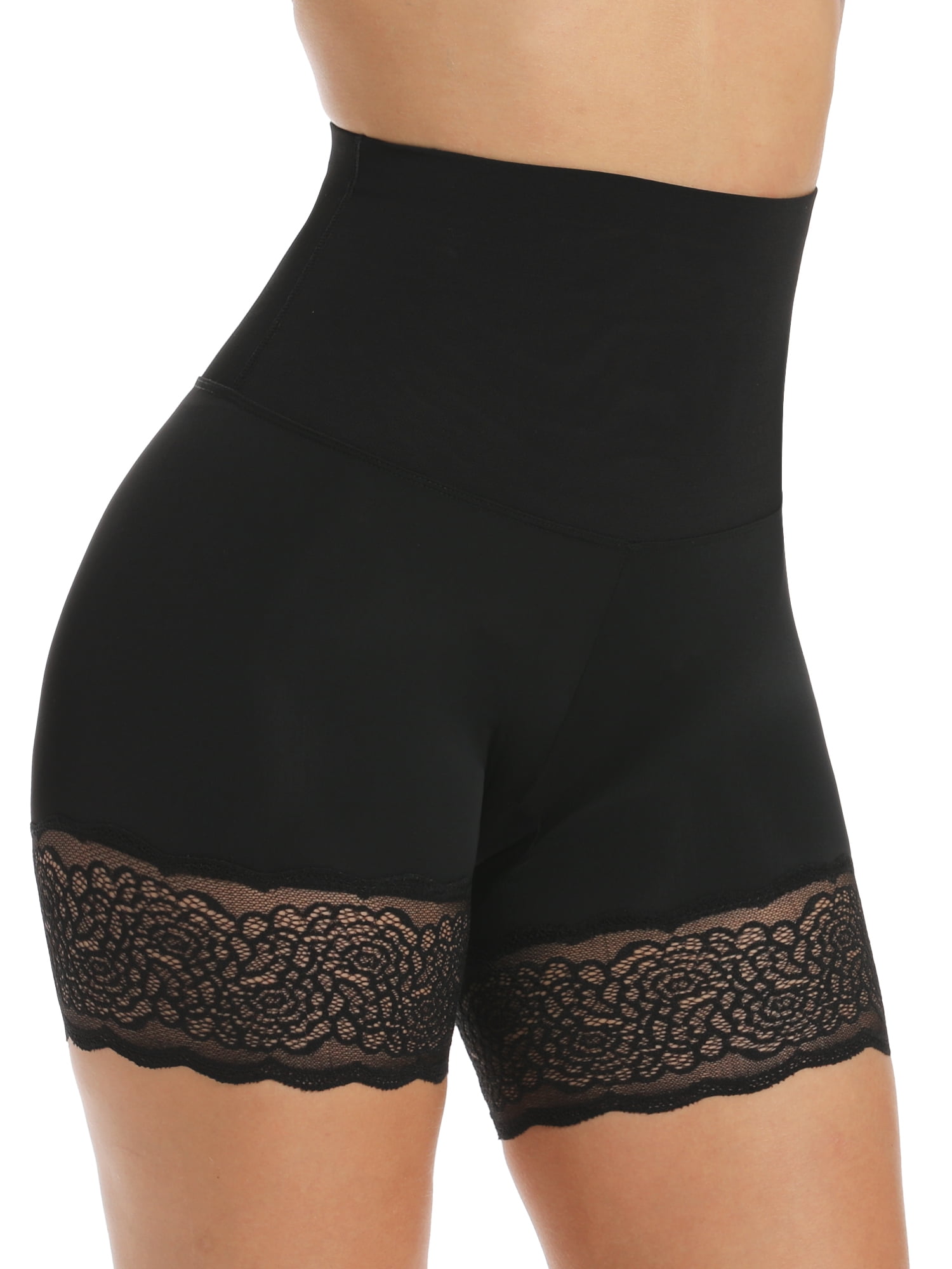 Womens Slip Shorts for Under Dresses Anti Chafing Underwear Mid Thigh Lace Boyshorts Panties
