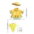 thumbnail image 4 of Raincoat Porch Goose Outfit, Yard Gooses Clothes, Garden Decoration Outfit, Patio Gooses Statue Accessories, 4 of 4