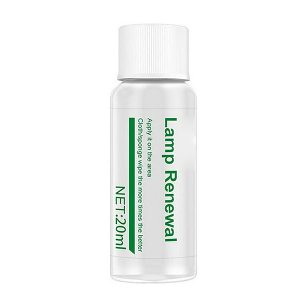 Xihbxyly Kit de Restauración de Faros de Coche, Líquido Reparador de Amarilleamiento y Arañazos, Protección Duradera, Fácil Aplicación, Conducción Nocturna Segura, Botella de 50 Ml, Esencial para El