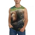 thumbnail image 6 of Daiia Daisy Sleeping Sloth Printed Men's Tank Tops,Casual Soft Sleeveless Gym Muscle Shirts Bodybuilding Tee-XX-Large, 6 of 8