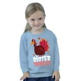 thumbnail image 2 of Awkward Styles Thanksgiving Toddler Long Sleeve Shirt Sister Turkey Kids T-Shirt, 2 of 4