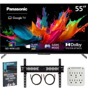 Panasonic 55" W85C 4K 3840x2160 60Hz QD-Mini LED Google TV 2026 Bundle