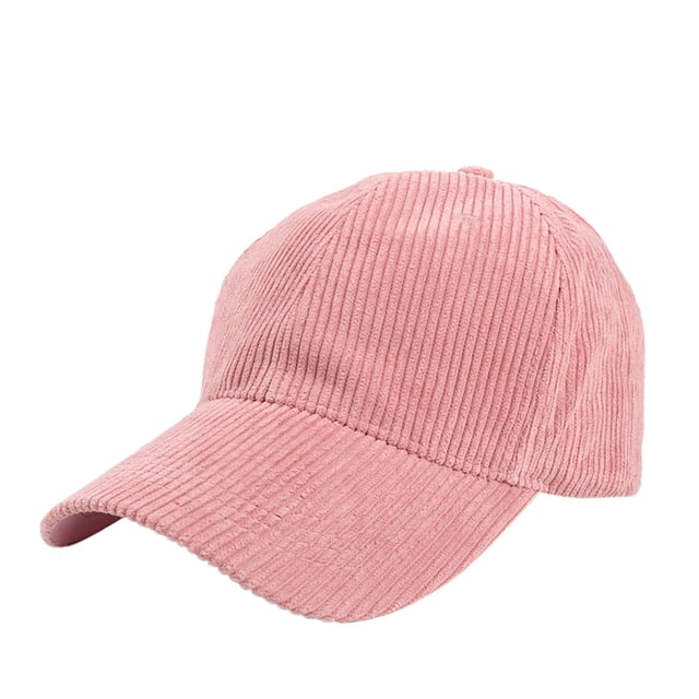 Gorra de béisbol unisex de verano de pana lisa: ajustable, ligera, estilo vintage, adecuada para la playa y actividades al aire libre.