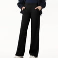 thumbnail image 1 of Cowsor Wide Leg Pants for Girls High Waist Relaxed Dress Pants with Pockets, 1 of 7