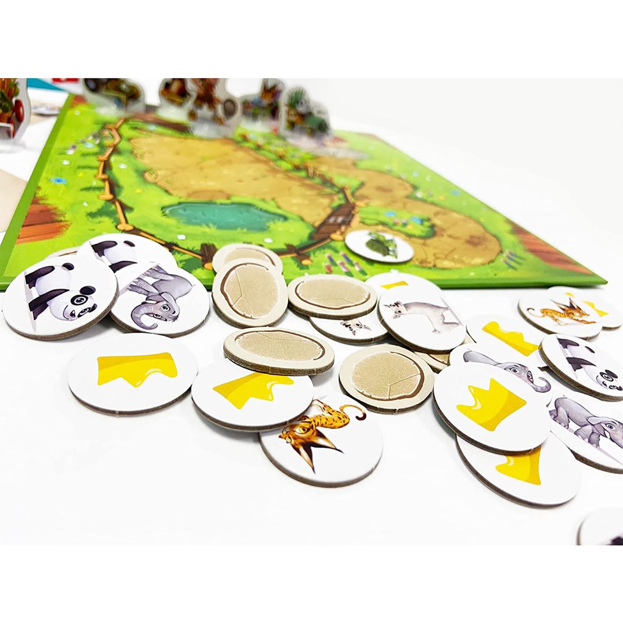 Zoo Run - LOKI Childrens Card Placement Game, Ages 4+, 1-5 Players, 10 Min