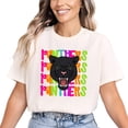 thumbnail image 2 of Panthers Sports Fan Shirt for Women and Teens Colorful Girly School Mascot T-Shirt Natural Shirt Adult X-Large, 2 of 5
