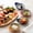 4PCS-Flower, variant on Austok Ceramic Dipping Bowls Set of 4, Small Sauce Dishes for Soy Sauce, Condiments, Appetizers & Snacks, Mini Serving Bowls for Sushi, BBQ & Parties