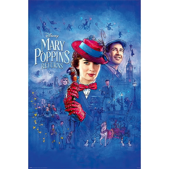 Mary Poppins Returns - Movie Poster / Print (Spit Spot)