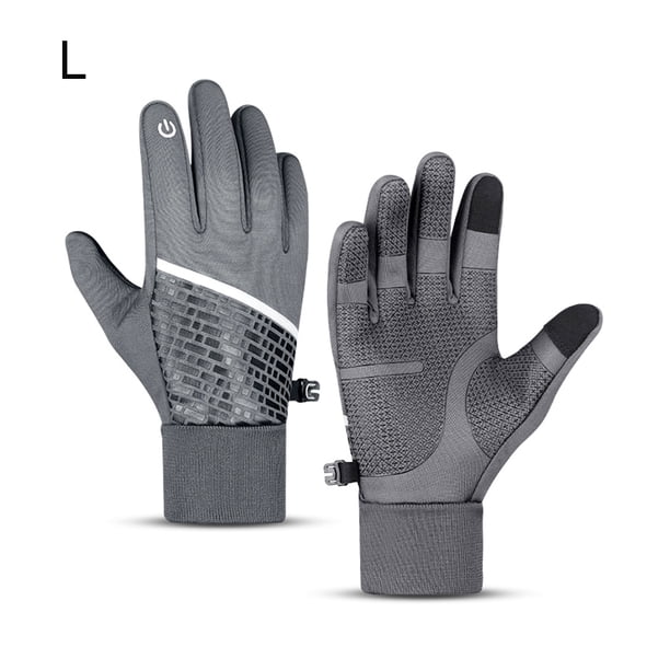 1 par de guantes de invierno para ciclismo al aire libre, impermeables, protectores de mano completos a prueba de viento, calentadores deportivos antideslizantes Worallymy JD709782922