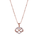 thumbnail image 3 of Collar para Mujer LuckyLy Corazón Infinito con Zirconia Cúbica Natty Rosa UNITALLA, 3 of 8