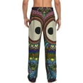 thumbnail image 3 of Goofa Boho Owl Printed Soft Pajama Pants for Men, Wide Leg Comfy Casual Lounge Yoga Pants-Large, 3 of 9