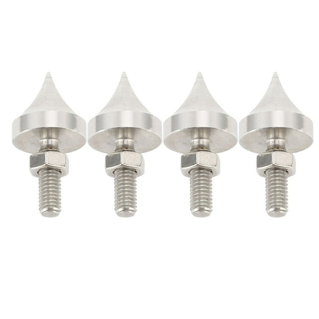 4pcs HiFi Speaker Spikes, Shockproof Stainless Steel Speaker Isolation Feet Spikes, Suitable for Amplifier CD DVD Player
