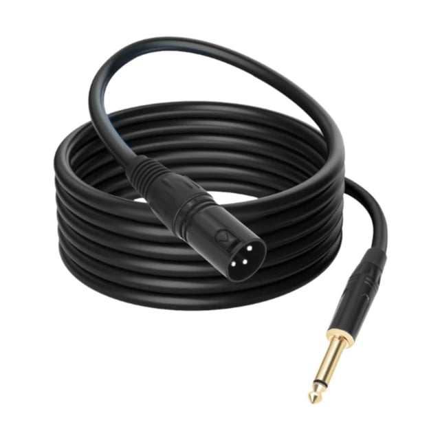 TS 1/4 6.35 Cable de audio de audio macho a xlr , 1m