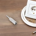 thumbnail image 4 of WEUVEB 3Ud Adaptador De Micrófono Xlr Macho A 1 Cuarto En Aleación De Zinc Plateado, 4 of 8