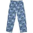 thumbnail image 4 of Caribbean Joe Men's Sailboat Palm Tree Leaf All-Over Print Lounge Sleep Pajama Pants, 4 of 5