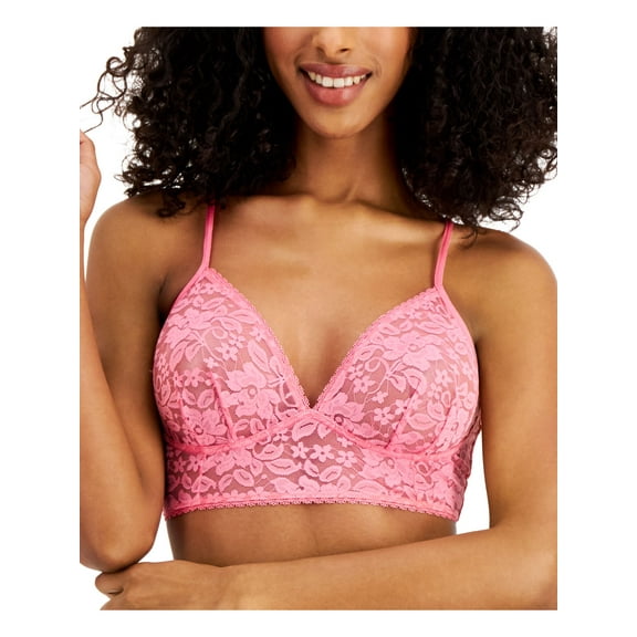 INC Intimates Pink Floral Bralette Bra M