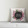 thumbnail image 2 of Creative Products Hello Spring 18x18 Spun Poly Pillow, 2 of 2