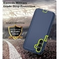 thumbnail image 5 of HCTian Phone Case for Samsung Galaxy A16 5G Case with HD Screen Protector, Heavy Duty Shockproof & Dropproof 3-Layer Cover Phone Case for Galaxy A16, 5 of 7