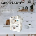 thumbnail image 4 of File Holder Desktop Book Rack Delicate Book Organizer Vertical Office Magazine Rack Home Supply, 4 of 8