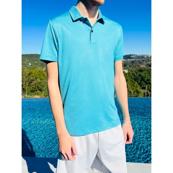 Pickleball Court Print Polo