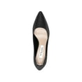 thumbnail image 3 of NINA Womens Black Padded Nina60 Pointy Toe Stiletto Slip On Leather Dress Pumps Shoes 10 M, 3 of 3