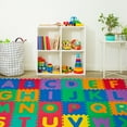 thumbnail image 5 of Hey! Play!  Kids 26-Piece Interlocking Non-Toxic Foam Puzzle Play Mat with Alphabet and Numbers Learning Toy Multicolor, 5 of 6