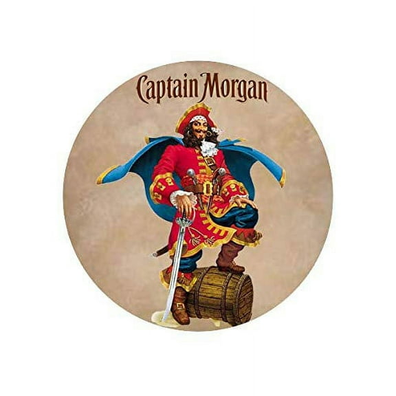 Captain Morgan Rum Edible Image Cake Topper, by Whimsical Practicality