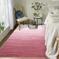thumbnail image 3 of FairOnly Modern Pink 9'x12'Indoor Area Rug Machine Washable Non Slip Gradient Style Floor Rug for Living Room Bedroom Kitchen, 3 of 7
