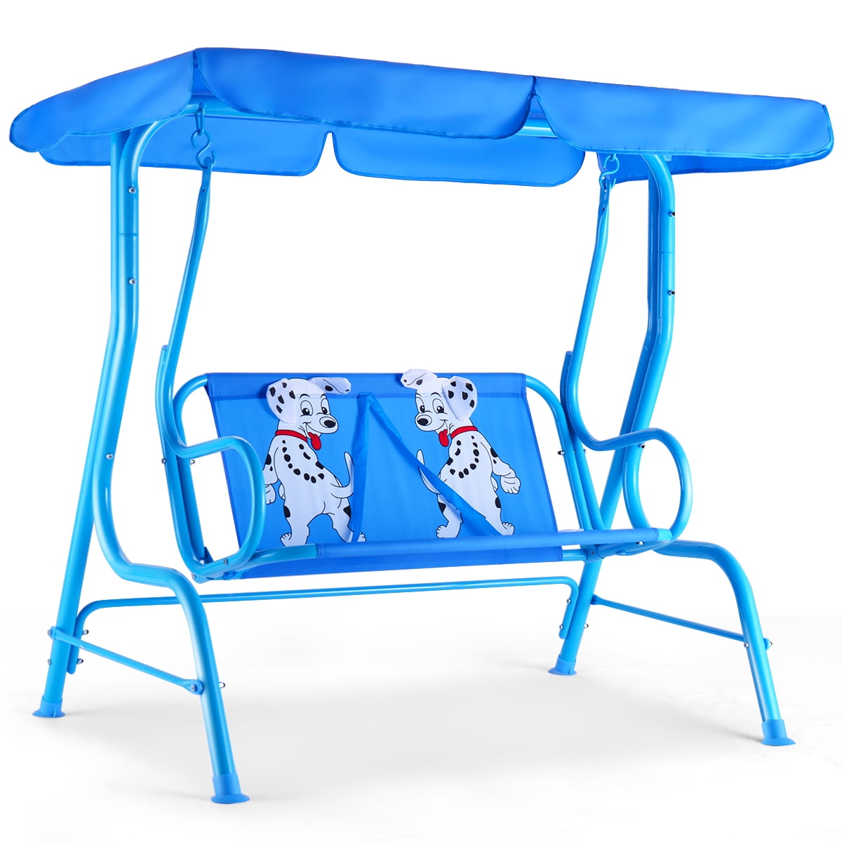 2 Person Kids Patio Swing Porch Bench with Canopy 