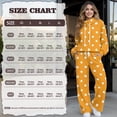thumbnail image 7 of Yuyamidu Women's Tracksuits Matching Sweatsuit Yellow Polka Dot Loungewear Lounge Sets 2 Piece Outfits Drawstring Pullover Sweatshirt Wide Leg Sweatpants with Pocket Yoga Golf Sport Tops Bottoms Set, 7 of 7