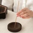 thumbnail image 6 of WORGEOUS Wooden Round Incense Stick Holder Incense Burner Holder Incense Holder, 6 of 8