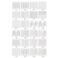 thumbnail image 5 of 24pcs French Manicure Strip Nail Art Form Fringe Guides Water Transfer Sticker DIY Line Tips White Nail Decals Stickers, 5 of 5