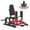 Black+Red, variant on COZONY Heavy Duty Hip Abductor Adductor Machine, 440 lb Capacity Adjustable 6-Position Thigh Trainer for Home Gym,Black