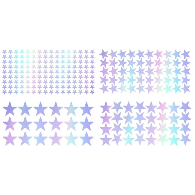 Glow in the Dark Stars Color Changing Shiny Star Luminous Sticker para Niños Habitación Dormitorio Ventana Decoración de la Pared de la Fiesta Decoraciones de la Pared de la Pegatina Fluorescente Para