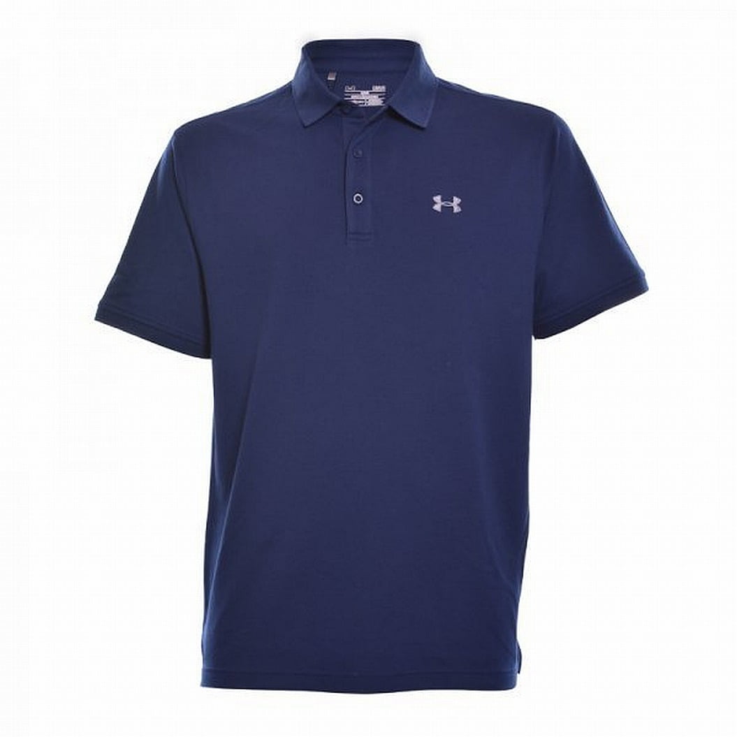 Under Armour - Mens Shirt Navy Big & Tall HeatGear Polo XLT - Walmart ...