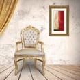 thumbnail image 3 of Becam, Carole 18x32 Gold Ornate Wood Framed with Double Matting Museum Art Print Titled - Lignes rouges II, 3 of 4