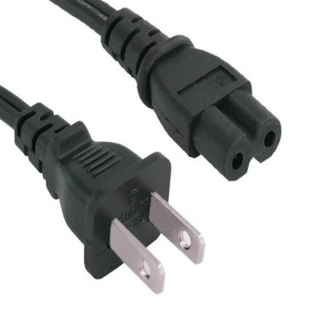 SANOXY Cables and Adapters; 4 PACK of 6ft 18 AWG Notebook Power Cord Non-Polarized (IEC320 C7 to NEMA 1-15P)