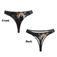 thumbnail image 3 of Fotbe Vintage Wolf Warrior Tanga Sin Costuras para Mujer con Estampado – Panties Invisibles, Transpirables y Cómodos para Uso Diario-3X-Large, 3 of 6