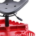 thumbnail image 6 of 300LBS Adjustable Garage Shop Stool Rolling Mechanic Work Seat w/ Casters, 6 of 15