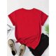 thumbnail image 4 of Girls Trip Print T-Shirt, Short Sleeve Crew Neck Casual Top for Summer & Spring, Women'S Clothing, 4 of 8