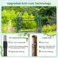 thumbnail image 5 of Costway 1 PCS 7.5FT Garden Arch Trellis Outdoor Plant Support Archway for Climbing Vine Flower, 5 of 10