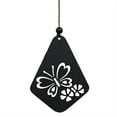 thumbnail image 5 of Alpine Corporation 51" Black Metal Windchime with Butterfly Windcatcher, 5 of 12