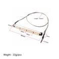 thumbnail image 2 of TABLZONE Pickup Piezo De Sensibilidad Para De Madera Cuatro Cuerdas Plateado, 2 of 8