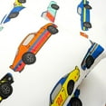 thumbnail image 5 of Lush Decor Race Cars Reversible Oversized With Printed Sheet Set Comforter Blue/Orange 7Pc Set Full, 5 of 10