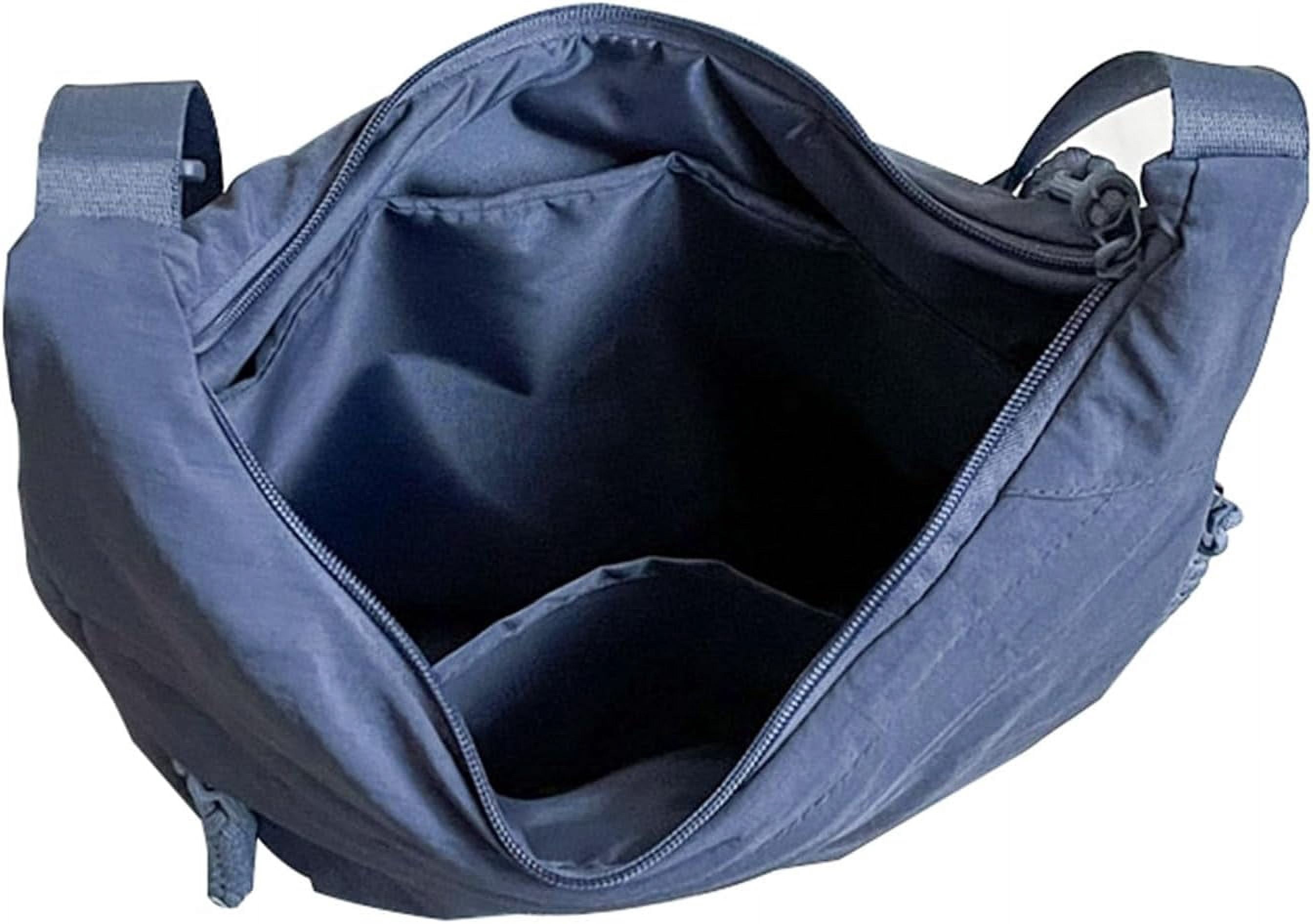 Crescent Bag for Women Men Nylon Crossbody Bags Multi-Pocket Sling Bag Roomy Hobo Bags Moon Bag Slouchy Dumpling Bag