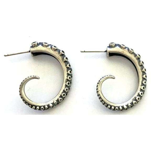 HeroNeo Retro Silver Earrings Ocean Octopus Stud Earrings Gift for Friends Family Member