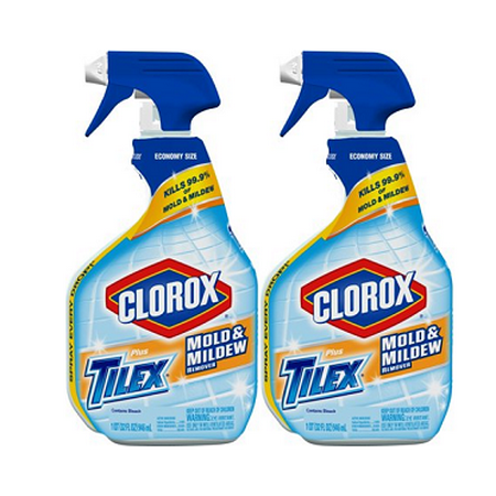 (2 pack) Clorox Plus Tilex Mold and Mildew Remover, Spray Bottle, 32 (Best Way To Clean Mold And Mildew)
