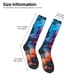 thumbnail image 2 of Fotbe Modern Art Red And Blue Colors Calcetas Divertidas Estampadas para Hombre y Mujer, Calcetas de Algodón hasta la Rodilla para Caminar, Correr, Enfermería y Embarazo, 2 of 6